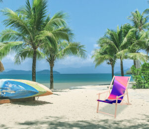 Deckchair with armrests - Advertising - Printing house