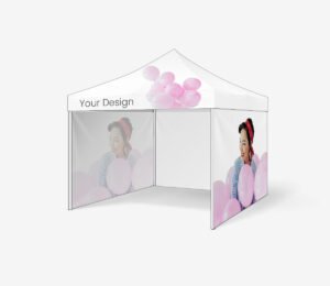 Commercial tent - Tent 3 x 3 with side walls - Labo Print