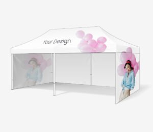 Party tent 3x6 - with walls - Printing house