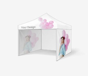 Tent 3 x 4,5 with walls - Labo Print - Printing house