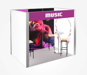 Exhibition stand systems - U-Shape 3 x 2 ZEN - Labo Print