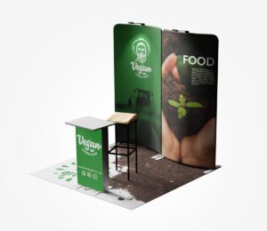 Stand expo pliable - Semi Island 2 x 2 - Stands publicitaires