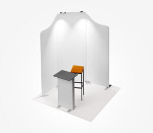 Portable exhibition stands - L- Shape 2 x 2 - Labo Print