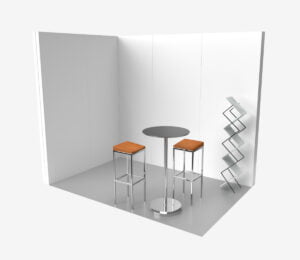 Exhibition stand systems - L-Shape ZEN 3 x 2