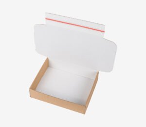 E-Commerce-Verpackung - Just Fefco 427 Mehrweg-Karton - grau-weißer - Druckerei