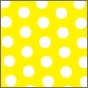 Girlanda wzór 7 - żółta w grochy
