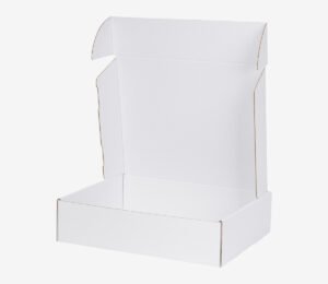 Weiße E-Commerce-Verpackung - Just Fefco Versandkarton - Labo Print