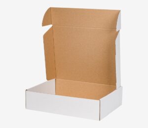 Just Fefco shipping - White-brown carton - E-commerce carton - Labo Print