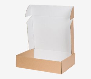 E-Commerce-Verpackungen - Just Fefco 427 Versandkarton - grau-weißer Karton - Labo Print