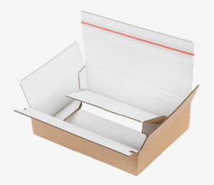 Package boxes Auto Fefco 710 - brown-white - Printing house