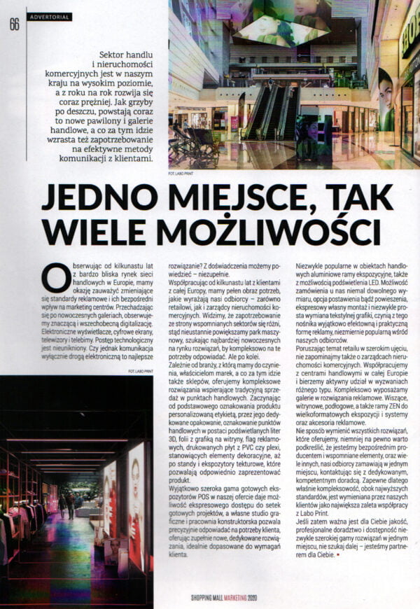 Shopping Mall Marketing -Mars 2020 - Labo Print