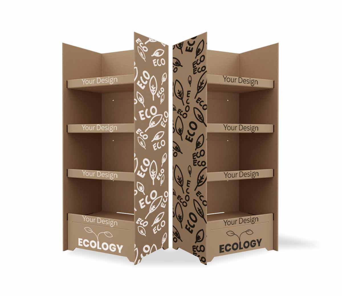 Stand Classic Eco 1 - Cardboard display stands eco 60 x 40 x 140 cm