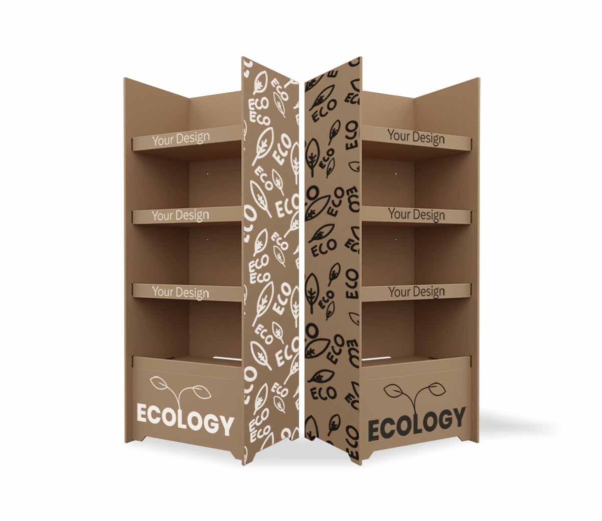 Stand Classic Eco 2 - Cardboard display stand eco 60 x 40 x 150 cm