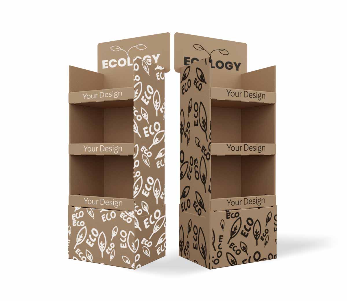 Stand Topper Eco 4 - Cardboard display stand eco 61 x 41 x 145 cm