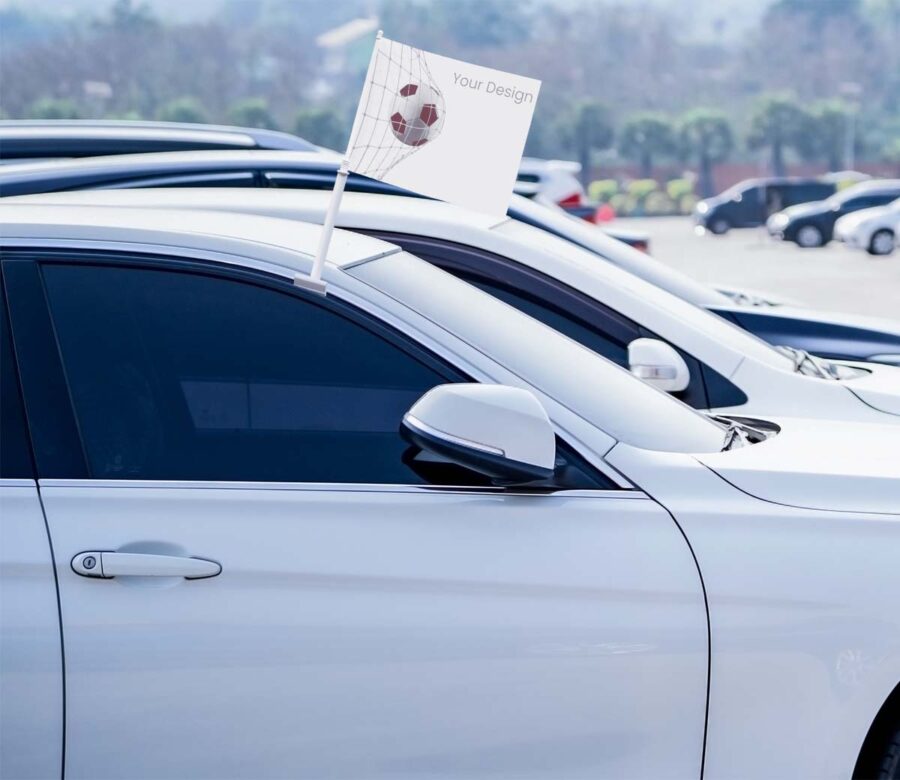 Car flags for cars and events | LaboPrint.eu