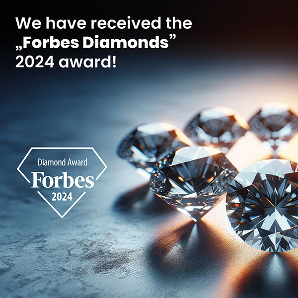 We have received the „Forbes Diamonds” 2024 award!