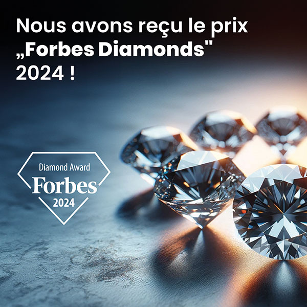 Nous avons reçu le prix „Forbes Diamonds” 2024 !
