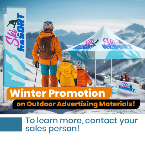 Promotion on outdoor advertising materials - LaboPrint