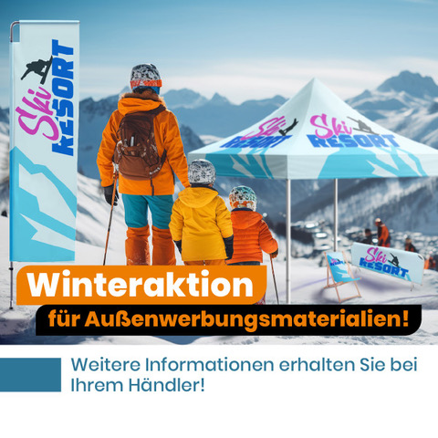 Winteraktion für Außenwerbungsmaterialen - LaboPrint