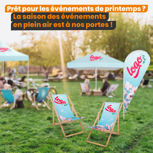 Le printemps – le moment idéal pour des événements en plein air - LaboPrint