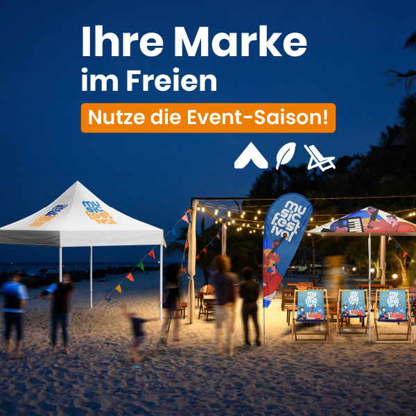 Mit dem Frühling startet die Outdoor-Event-Saison!