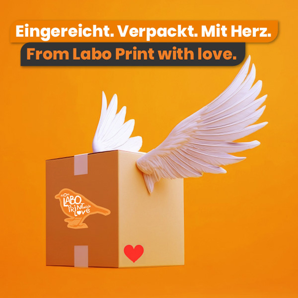 Eingereicht. Verpackt. Mit Herz.