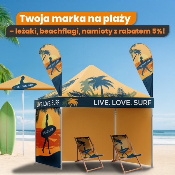 Twoja marka na plaży - LaboPrint