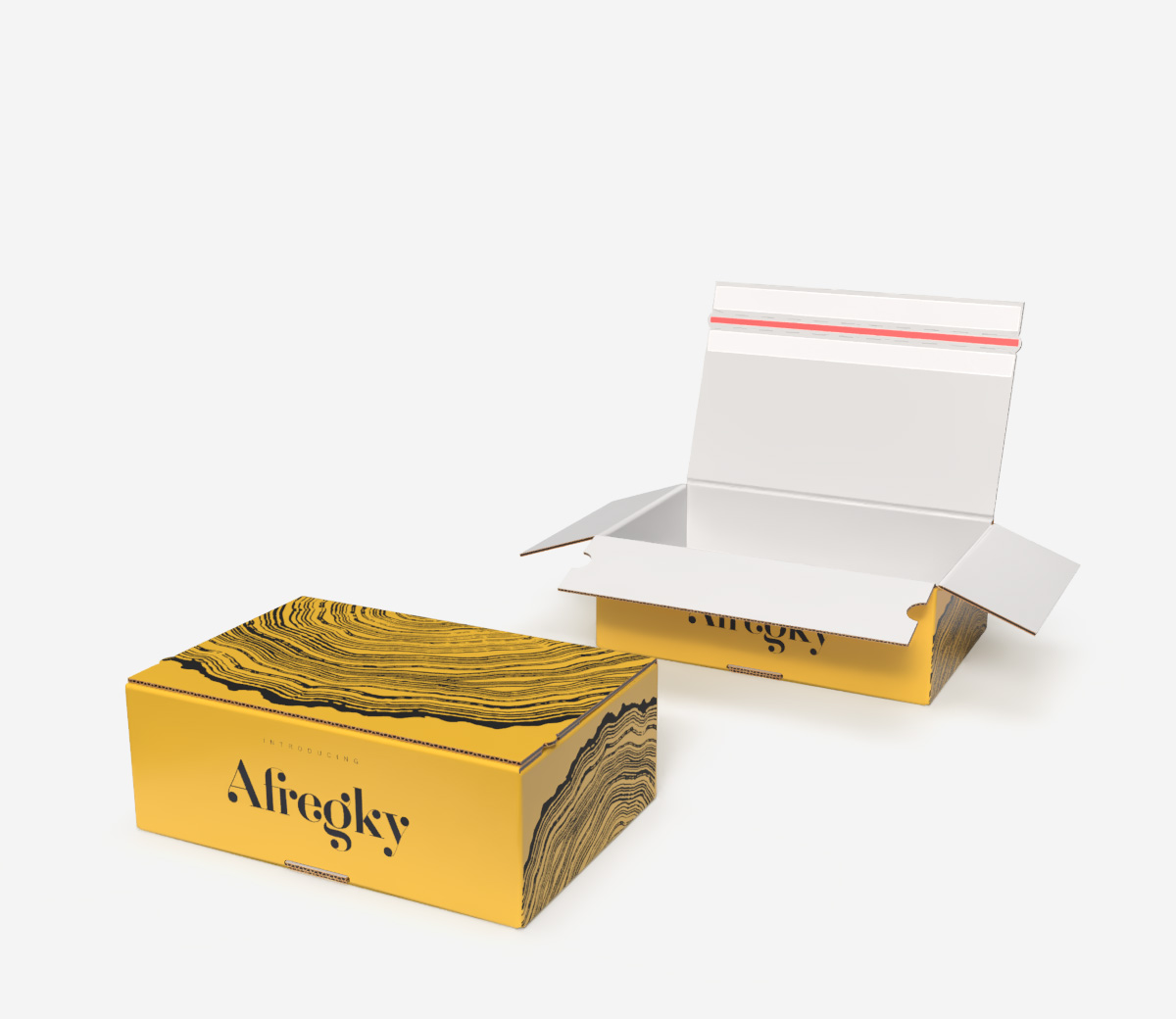 Fefco 710 - biały - 300x200x100 - zwrotny - LaboPrint