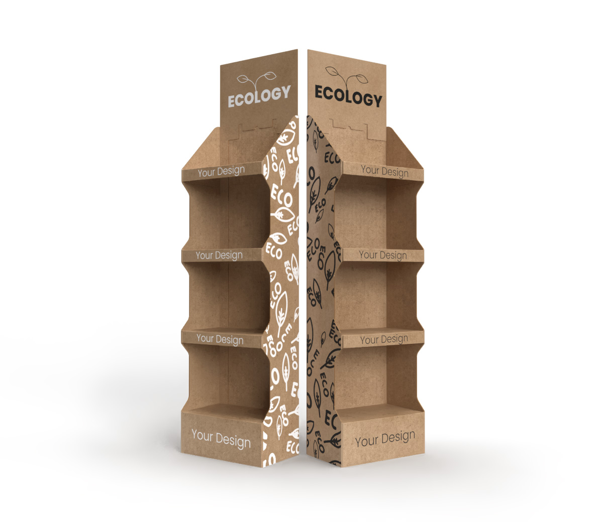 Stand półkowy - Topper Kraft - 1C - LaboPrint
