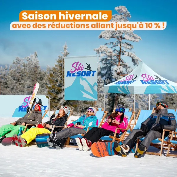 Saison événementielle d’hiver – jusqu’à –10 % et offre spéciale sur les transats !