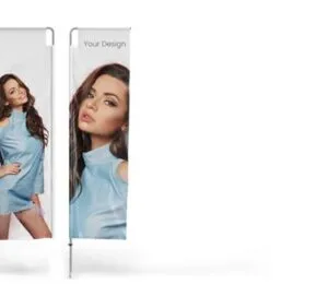 Beach vlajky Premium – oboustranné