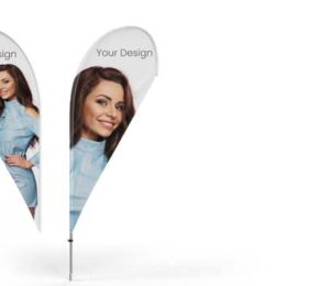 Beachflagy oboustranné