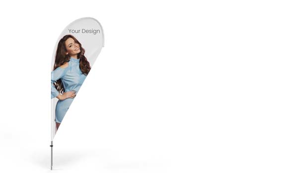 Standard Beachflaggor – enkelsidiga