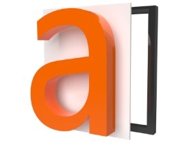 dibond + hliníkový rám