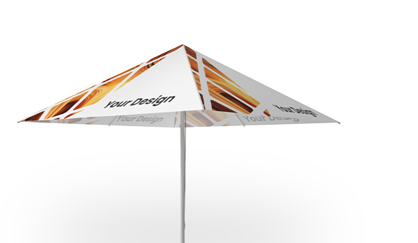 Barparasoller utan volanger