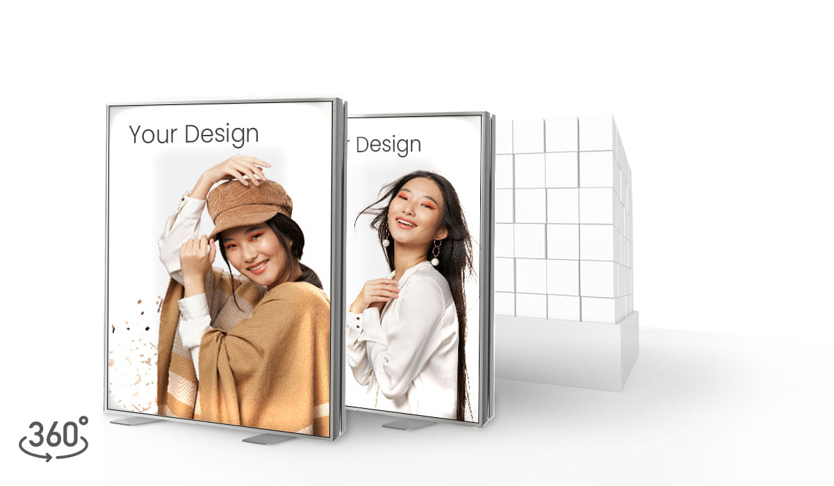 Hliníkový rám ZEN Backlight Double 120 Podsvietený kasetón