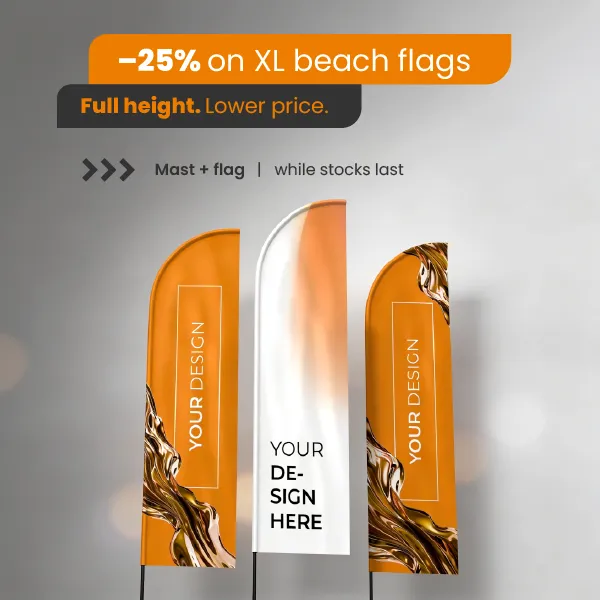 Promotion for Beachflags XL!