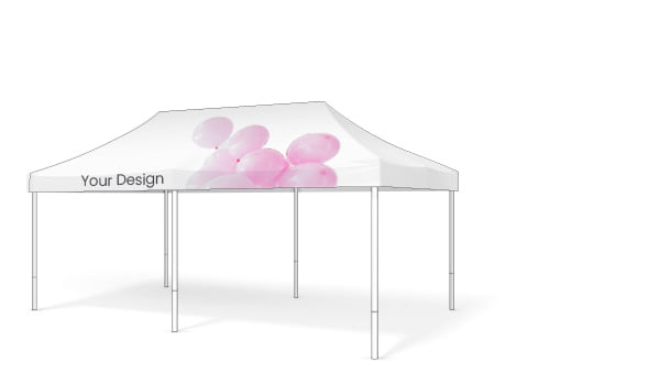 3 x 6 méteres sátor falak nélkül