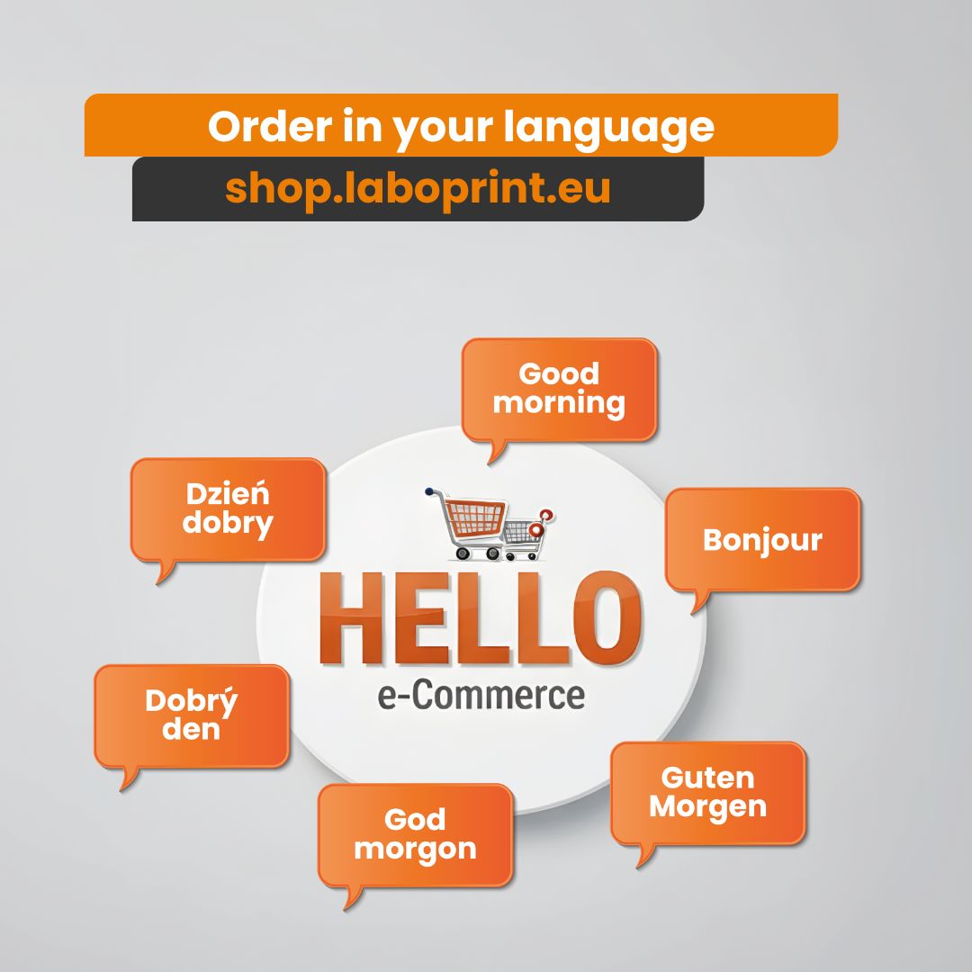 Comandă în limba ta — noile magazine shop.laboprint.eu sunt acum disponibile | Labo Print
