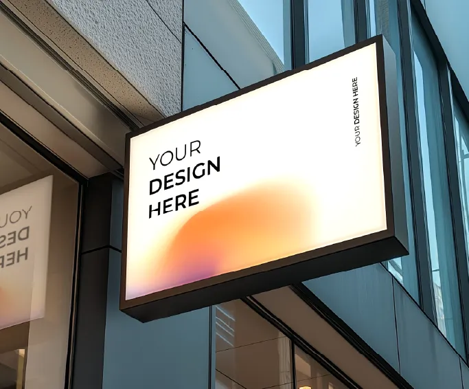 Projekt reklamy LED - Labo Print