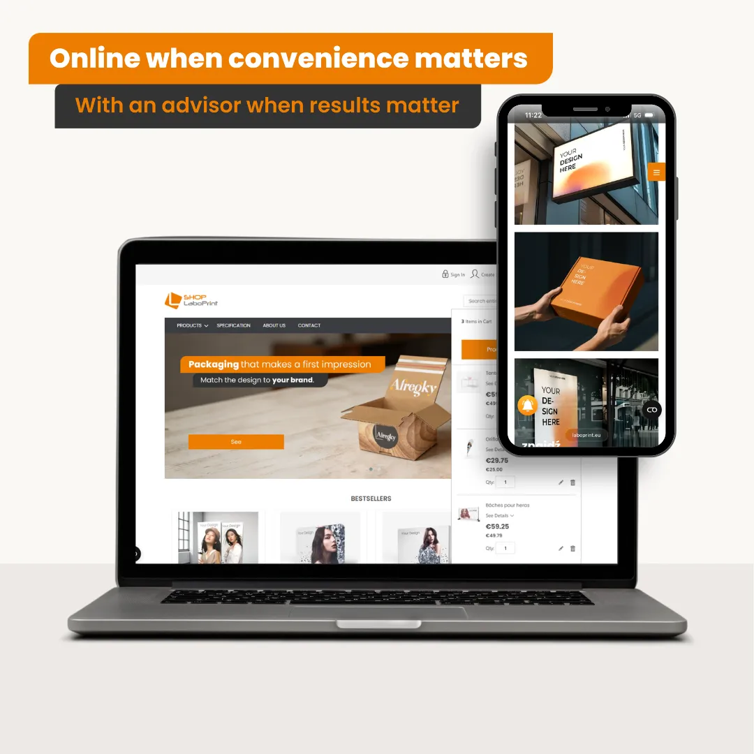 Online when convenience counts - Labo Print