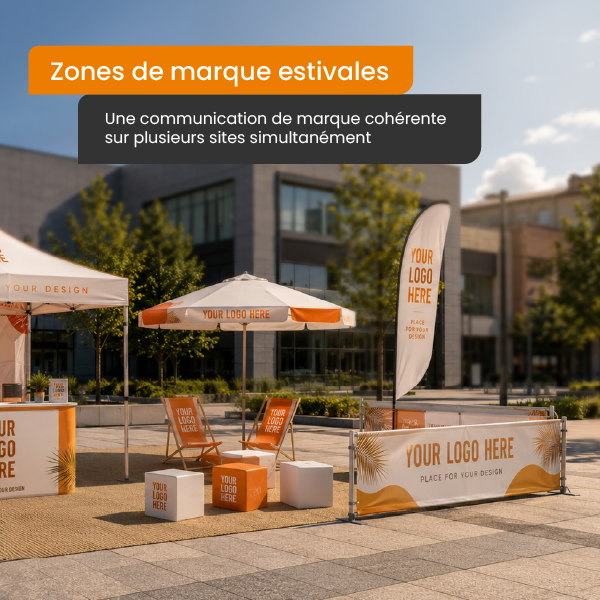 Zones de marque estivales - Labo Print