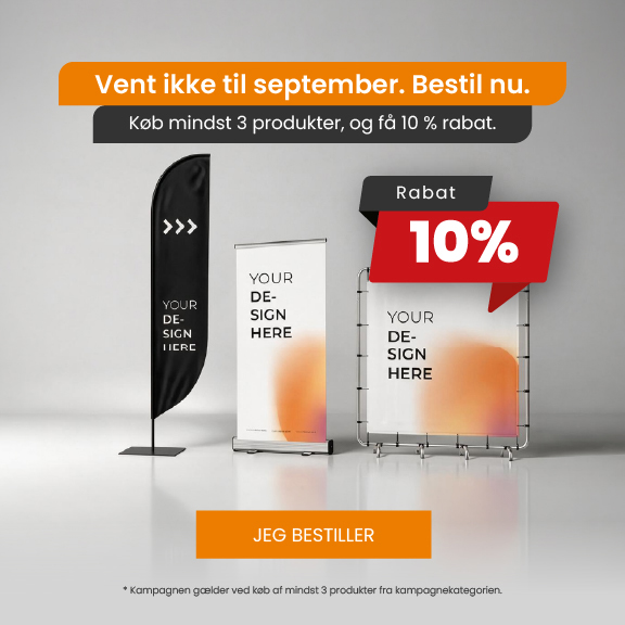 Kampagne på reklamematerialer mob – Shop Labo Print