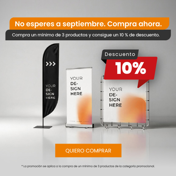 Promoción en materiales publicitarios mob – Tienda Labo Print