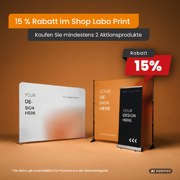 Bereiten Sie sich mit einem Rabatt auf die Messe vor – Shop Labo Print