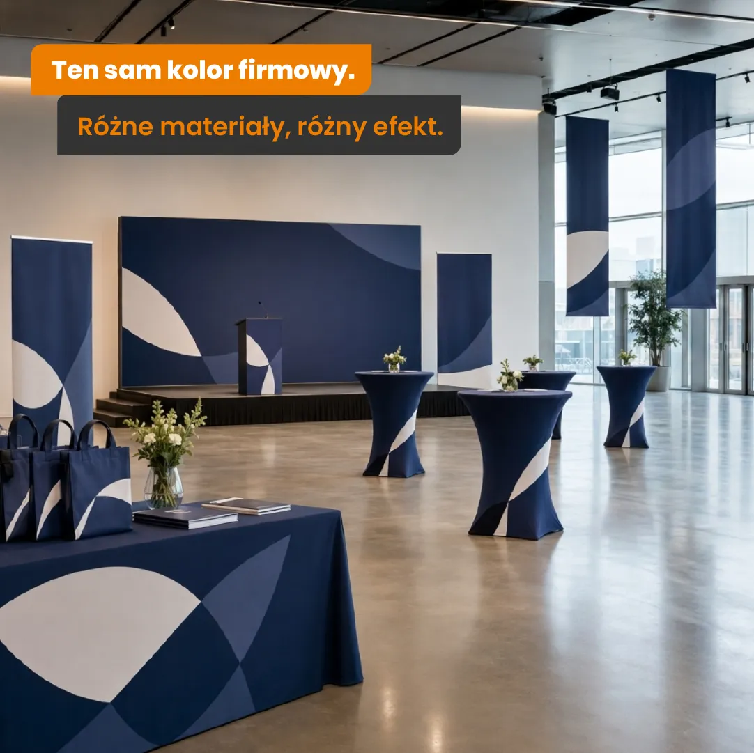 Kolor firmowy na eventach korporacyjnych - Labo Print