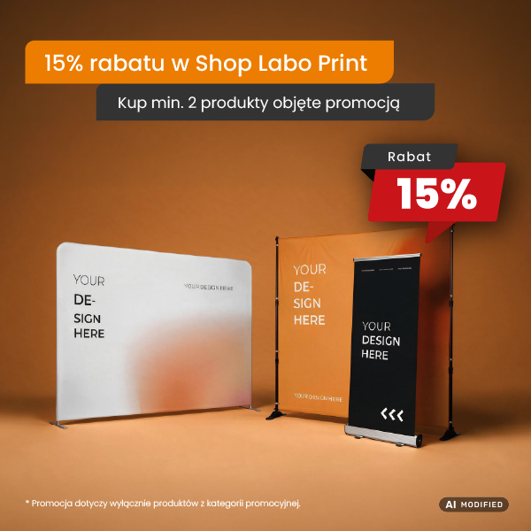 Przygotuj się na targi z rabatem 15% - Shop Labo Print