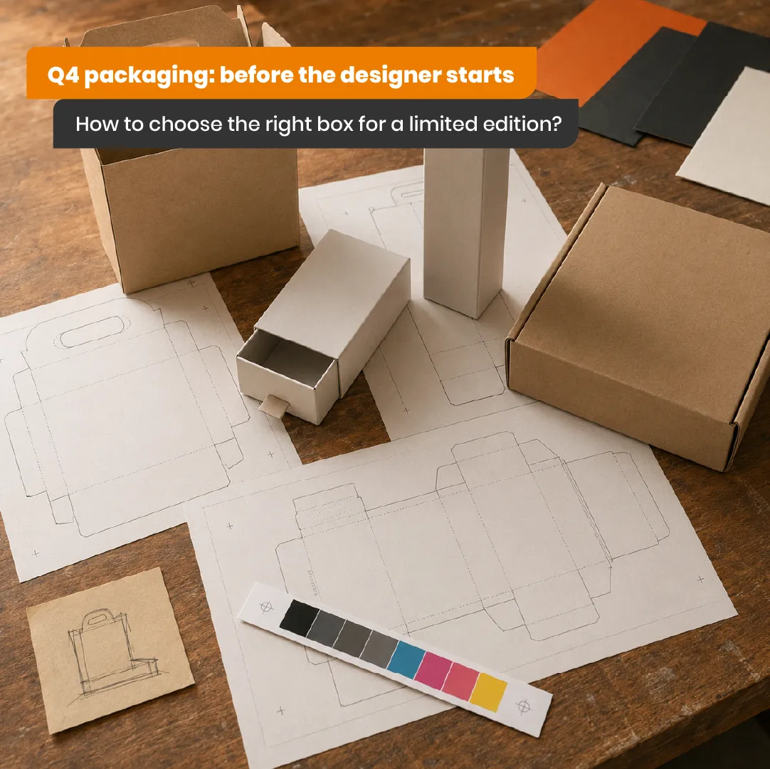 Planerar du presentförpackningar för Q4? Se varför du bör välja rätt boxkonstruktion innan den grafiska designen tas fram.